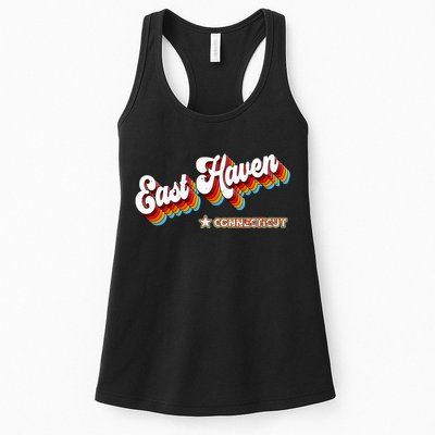Retro 80s East Haven Connecticut Ct Womens Tank Top