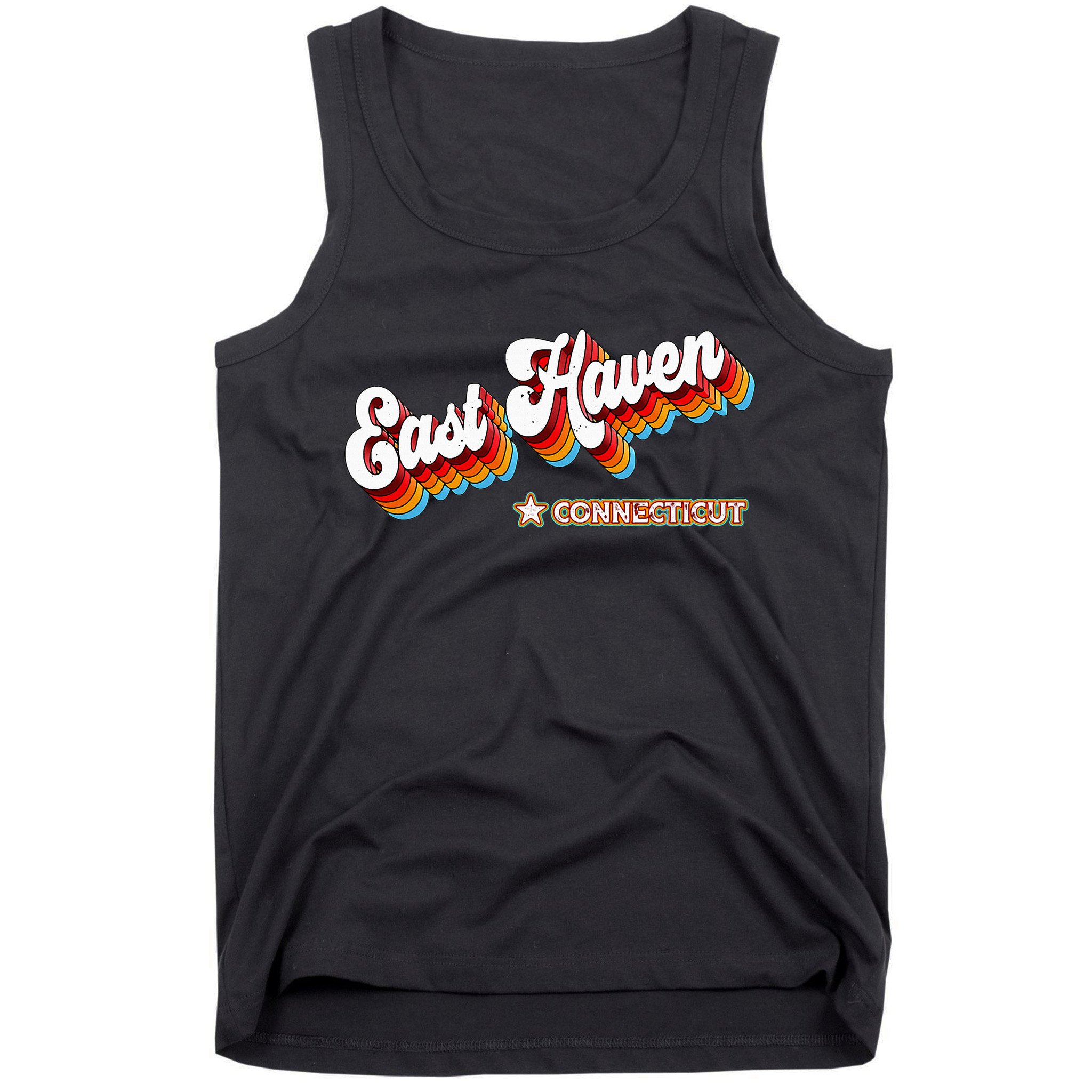 Retro 80s East Haven Connecticut Ct Tank Top