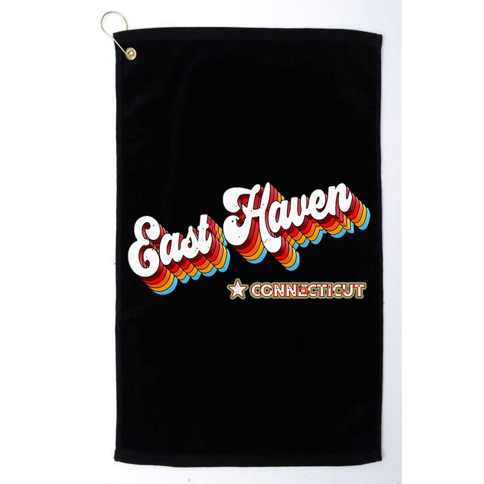 Retro 80s East Haven Connecticut Ct Golf Towel