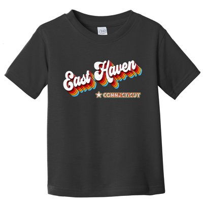 Retro 80s East Haven Connecticut Ct Toddler T-Shirt