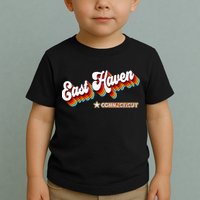 Retro 80s East Haven Connecticut Ct Toddler T-Shirt