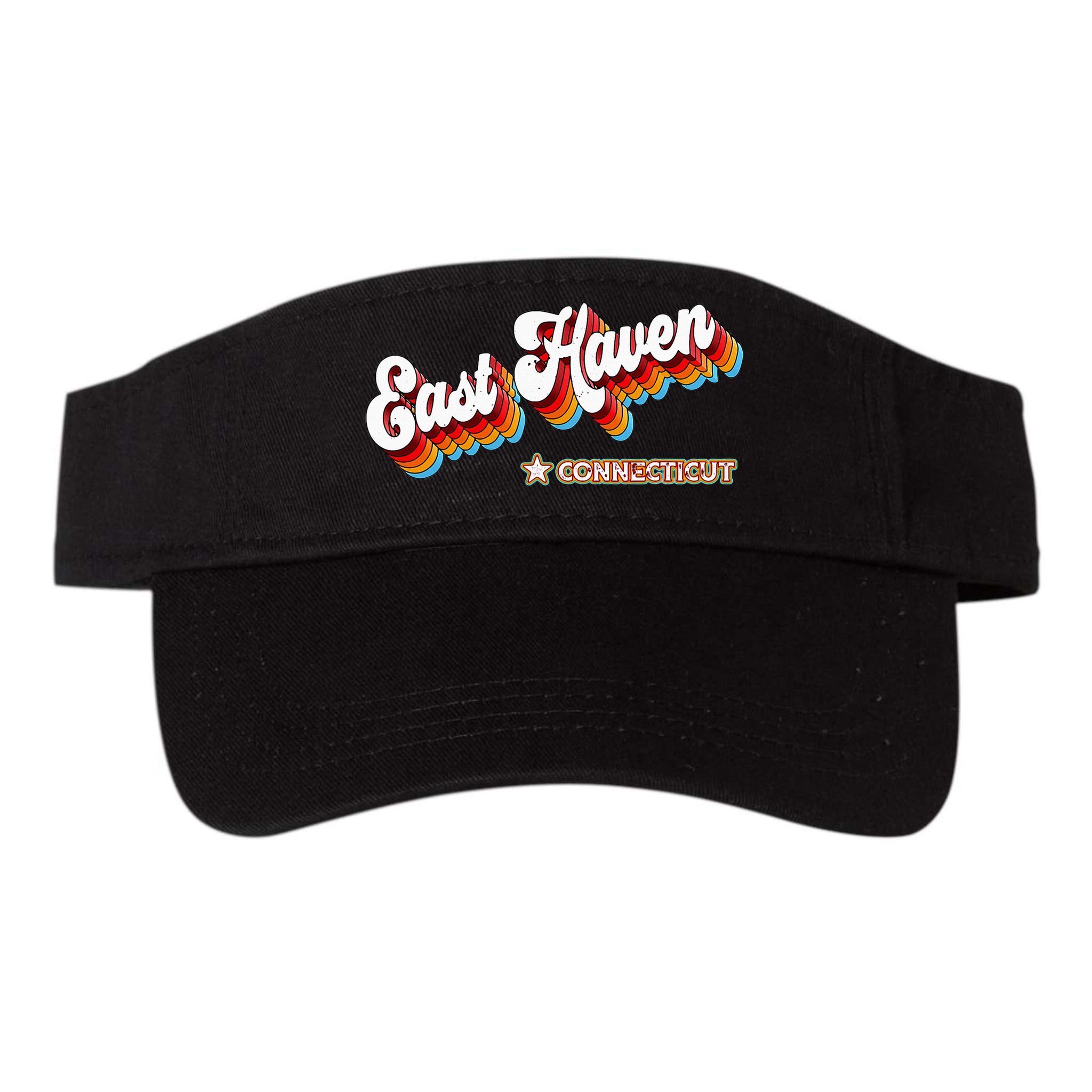 Retro 80s East Haven Connecticut Ct Visor
