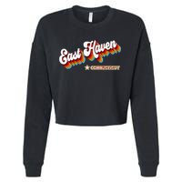 Retro 80s East Haven Connecticut Ct Cropped Pullover Crew
