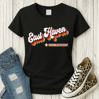 Retro 80s East Haven Connecticut Ct Womens T-Shirt