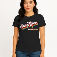 Retro 80s East Haven Connecticut Ct Womens T-Shirt