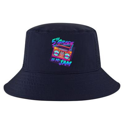 Retro 80's Fifth Grade Is My Jam Neon Boombox Cool Comfort Performance Bucket Hat