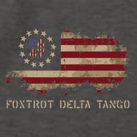 Resist 8647 Foxtrot Delta Tango USA Flag Protest Women Vector Backpack