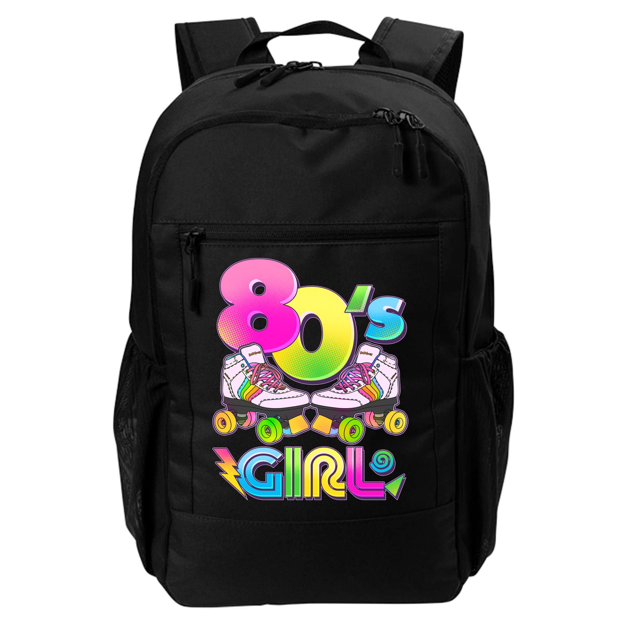 Retro 80's Girl Cute Roller Skates Backpack