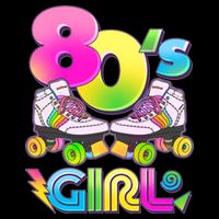 Retro 80's Girl Cute Roller Skates Backpack
