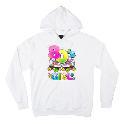 Retro 80's Girl Cute Roller Skates Hoodie