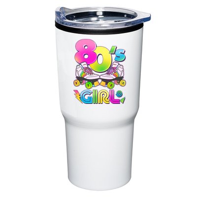 Retro 80's Girl Cute Roller Skates Tumbler