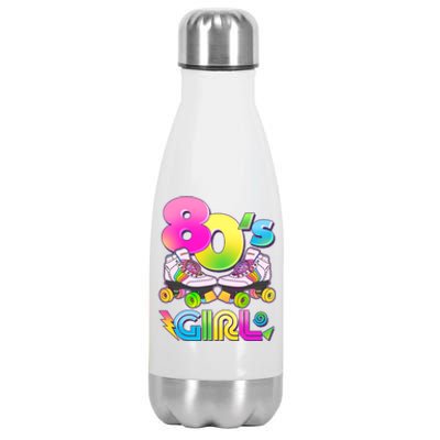 Retro 80's Girl Cute Roller Skates Stainless Steel Insulated Water Bottle