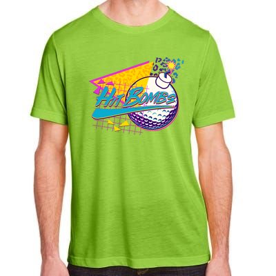 Retro 80's Hit Bombs Golfing Adult ChromaSoft Performance T-Shirt