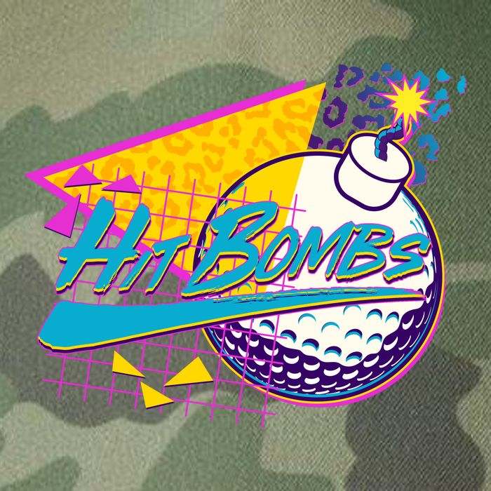 Retro 80's Hit Bombs Golfing Legacy Tie Dye Trucker Hat