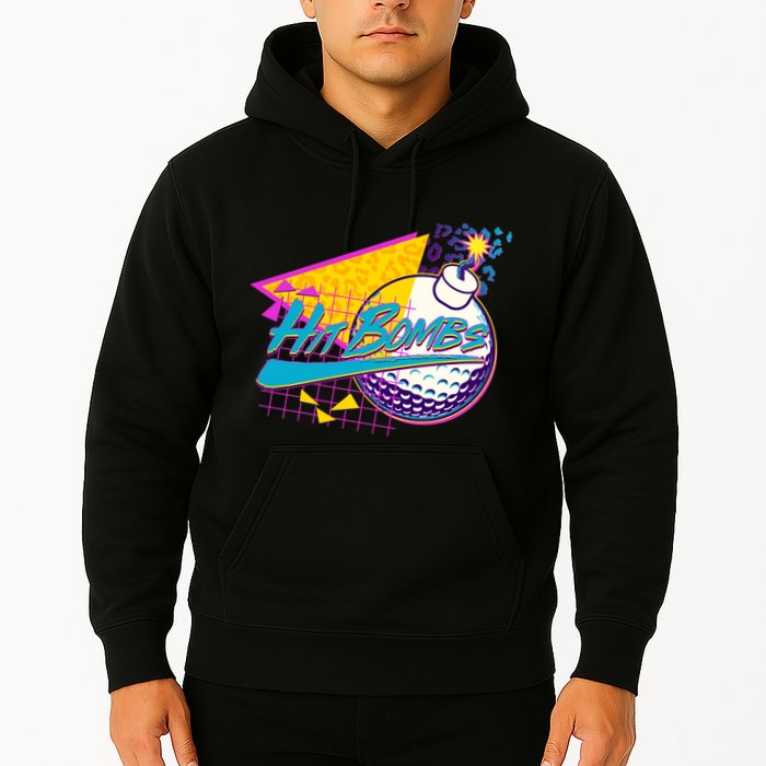Retro 80's Hit Bombs Golfing Hoodie