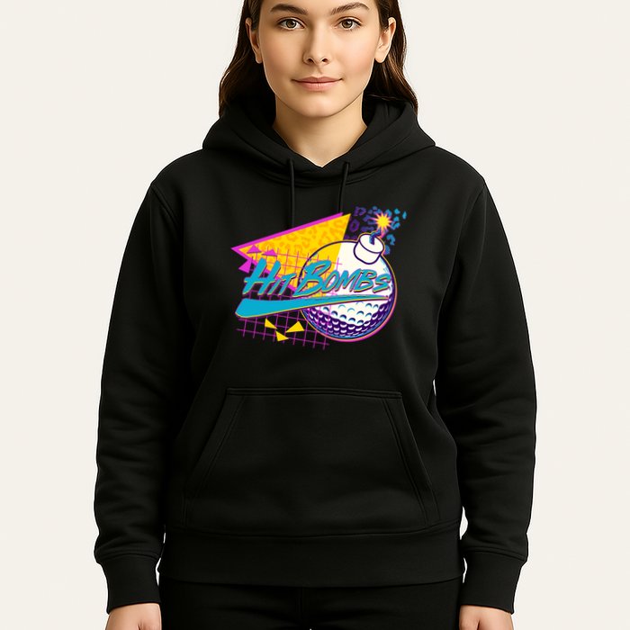 Retro 80's Hit Bombs Golfing Hoodie