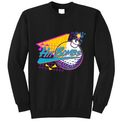 Retro 80's Hit Bombs Golfing Sweatshirt