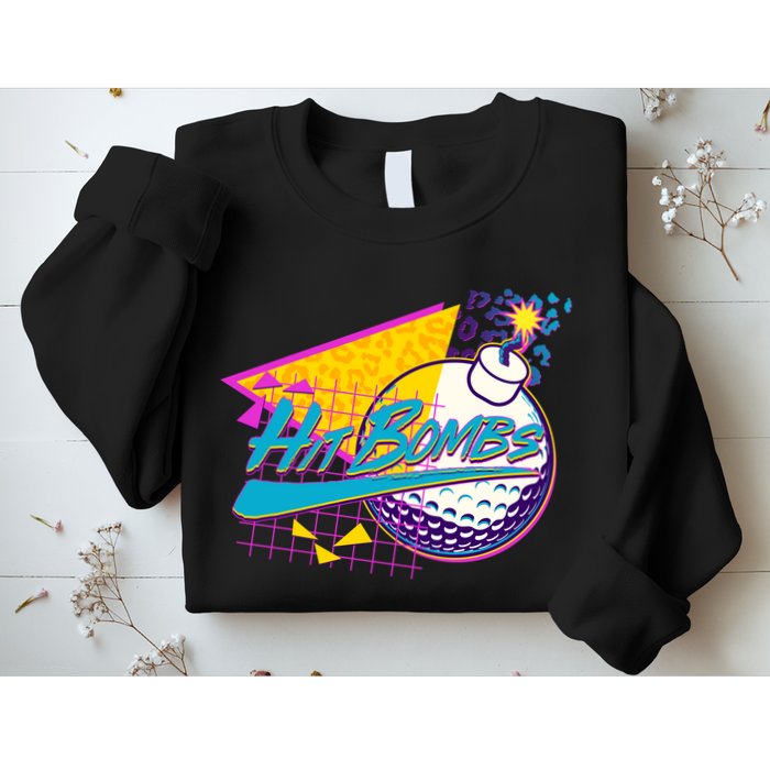 Retro 80's Hit Bombs Golfing Sweatshirt