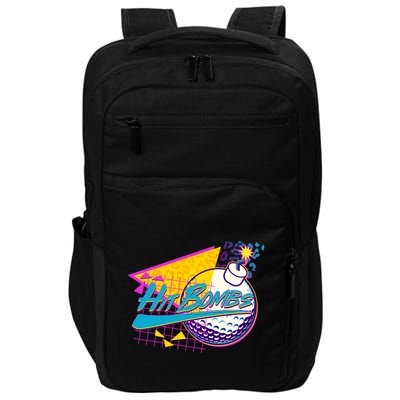 Retro 80's Hit Bombs Golfing Impact Tech Backpack