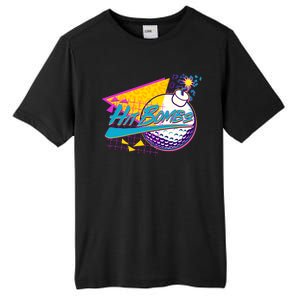 Retro 80's Hit Bombs Golfing Tall Fusion ChromaSoft Performance T-Shirt