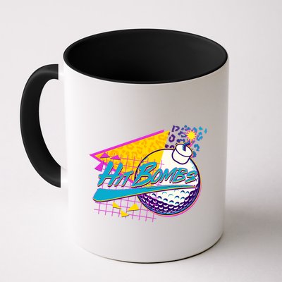 Retro 80's Hit Bombs Golfing Mug