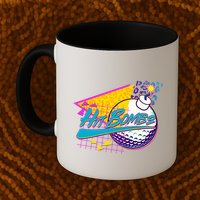 Retro 80's Hit Bombs Golfing Mug