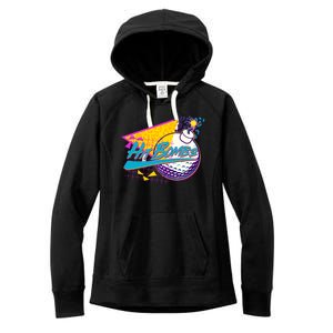 Retro 80's Hit Bombs Golfing Women's Fleece Hoodie