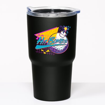Retro 80's Hit Bombs Golfing Tumbler