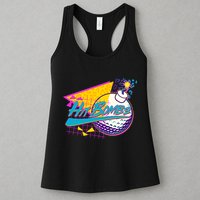 Retro 80's Hit Bombs Golfing Womens Tank Top