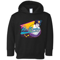 Retro 80's Hit Bombs Golfing Toddler Hoodie