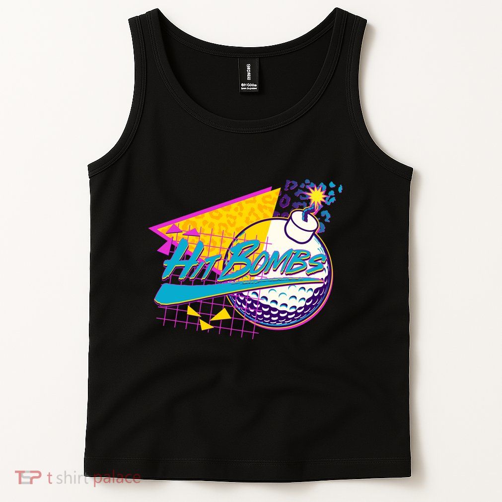 Retro 80's Hit Bombs Golfing Tank Top