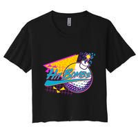Retro 80's Hit Bombs Golfing Crop Top