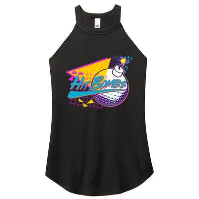 Retro 80's Hit Bombs Golfing Women's Perfect Tri Rocker Tank