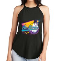 Retro 80's Hit Bombs Golfing Women's Perfect Tri Rocker Tank