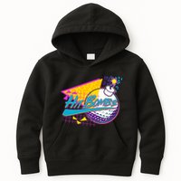 Retro 80's Hit Bombs Golfing Kids Hoodie