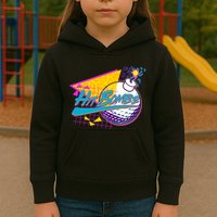 Retro 80's Hit Bombs Golfing Kids Hoodie