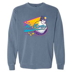 Retro 80's Hit Bombs Golfing Garment-Dyed Sweatshirt