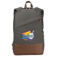 Retro 80's Hit Bombs Golfing Cotton Canvas Backpack