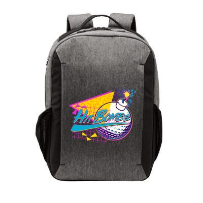 Retro 80's Hit Bombs Golfing Vector Backpack