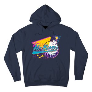 Retro 80's Hit Bombs Golfing Hoodie