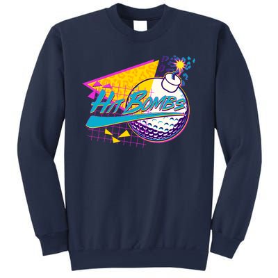 Retro 80's Hit Bombs Golfing Sweatshirt