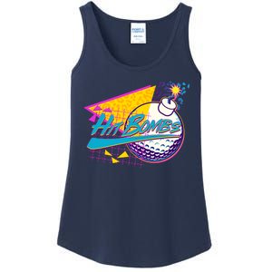 Retro 80's Hit Bombs Golfing Ladies Essential Tank