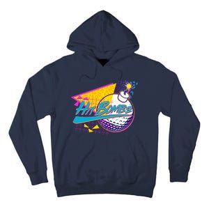 Retro 80's Hit Bombs Golfing Tall Hoodie