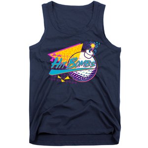 Retro 80's Hit Bombs Golfing Tank Top