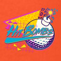 Retro 80's Hit Bombs Golfing USA-Made Doggie Bandana