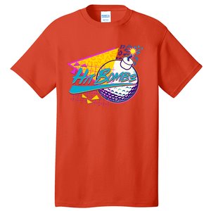 Retro 80's Hit Bombs Golfing Tall T-Shirt