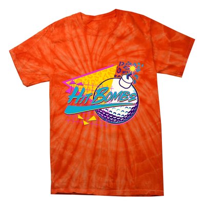 Retro 80's Hit Bombs Golfing Tie-Dye T-Shirt