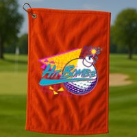 Retro 80's Hit Bombs Golfing Golf Towel