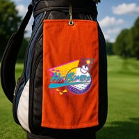 Retro 80's Hit Bombs Golfing Golf Towel