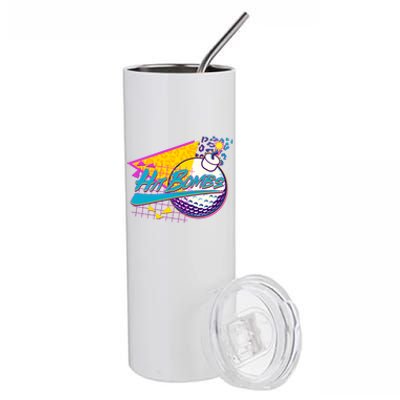 Retro 80's Hit Bombs Golfing Stainless Steel Tumbler